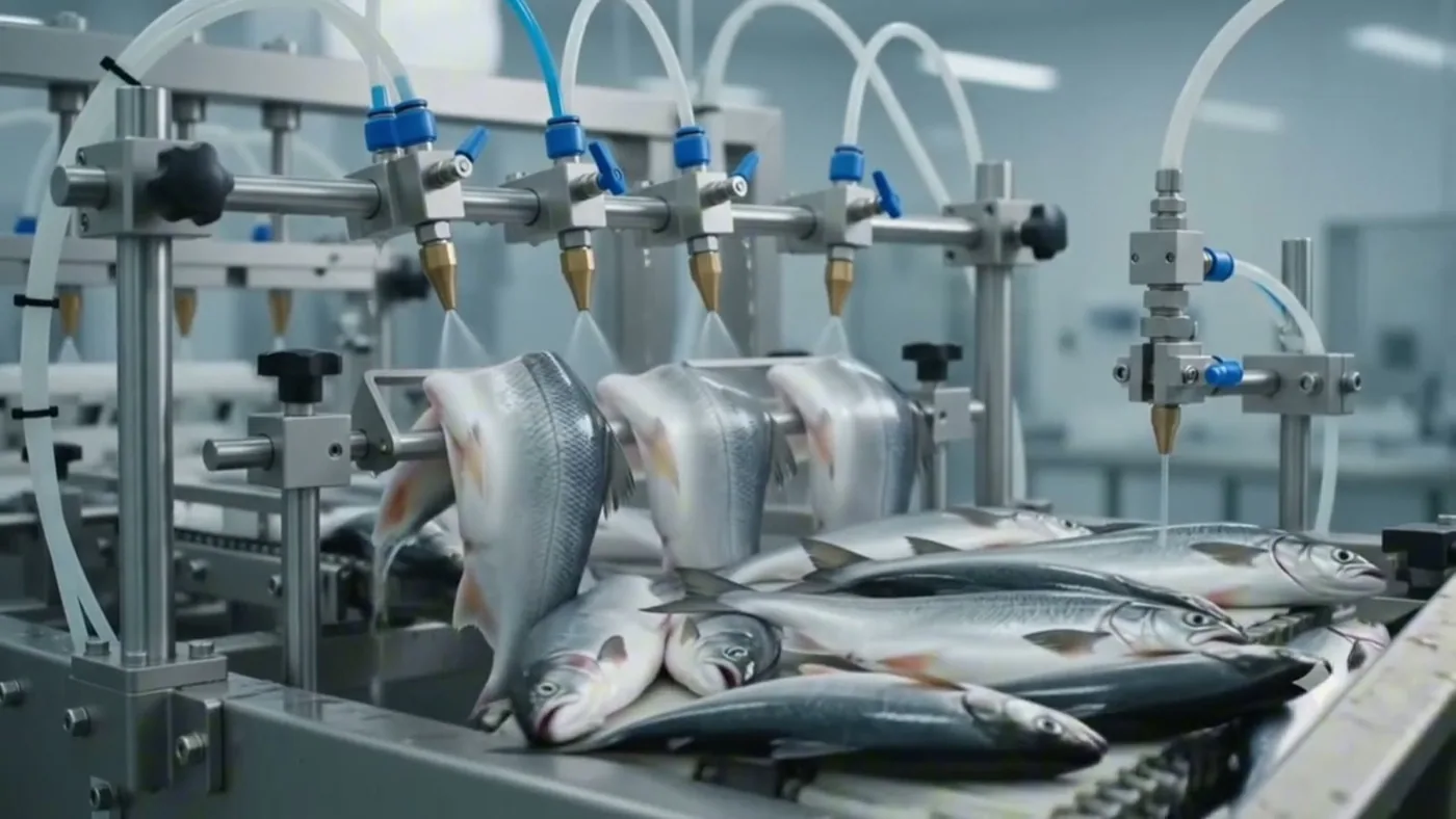 Wild Alaska pollock processing line